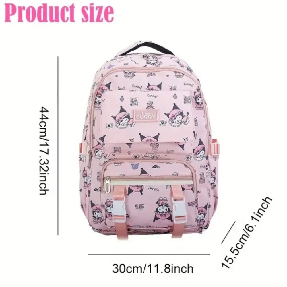 Kuromi Cartoon Backpack - Picture 2 of 5